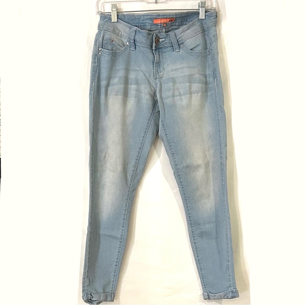 YMI Women's Light Blue Skinny Jeans